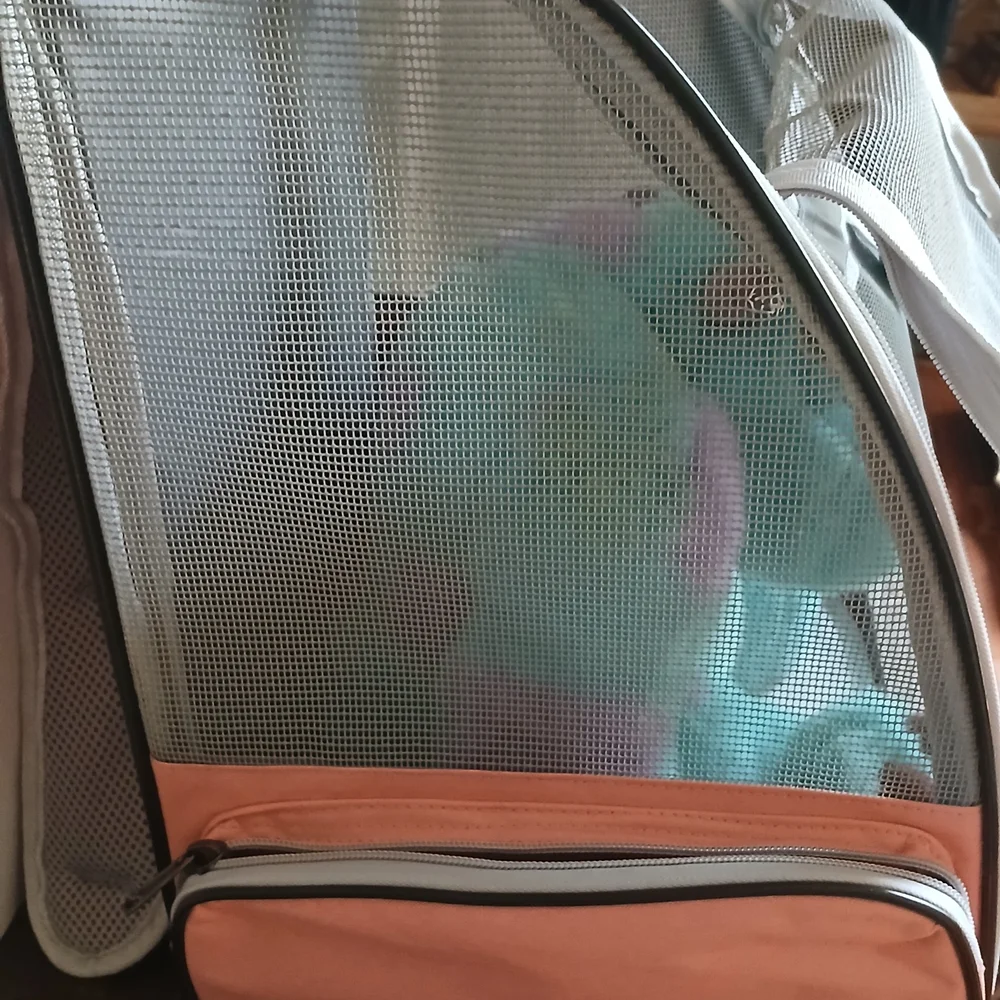 Unique Bargains Pet Backpack Foldable Pet Backpack for Cats and Small Dogs